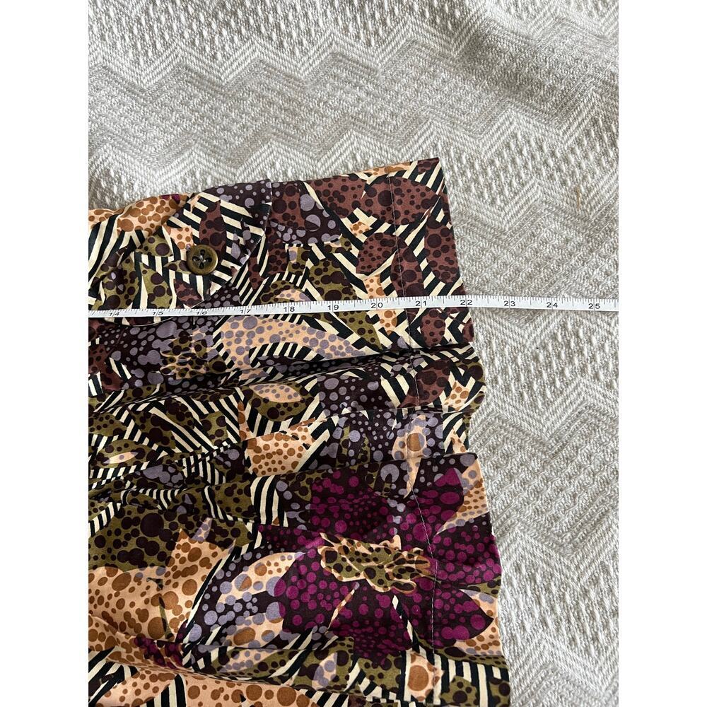 Anthropologie womens fei Tropical Floral Peplum Sweetheart Bustier resortwear - Picture 8 of 12